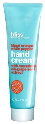 Bliss blood orange+white pepper hand cream 1 oz