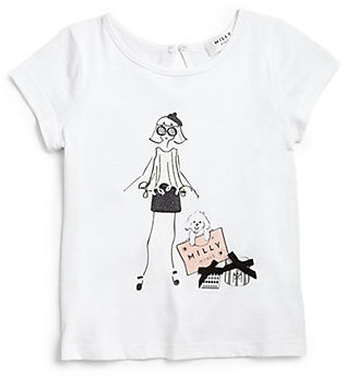 Milly Minis Toddler's & Little Girl's Embellished Tee