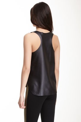 Romeo & Juliet Couture Faux Leather Pocketed Tank