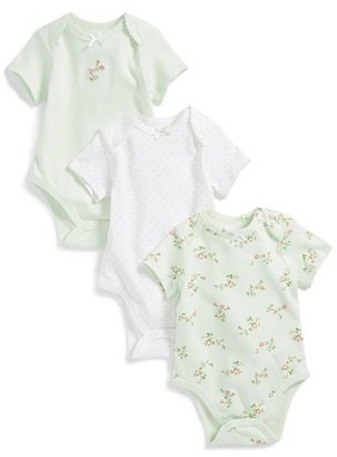 Little Me 'Rose Spray' Bodysuits (Set of 3) (Baby Girls)