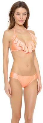 Shoshanna Coral Solids Bikini Top