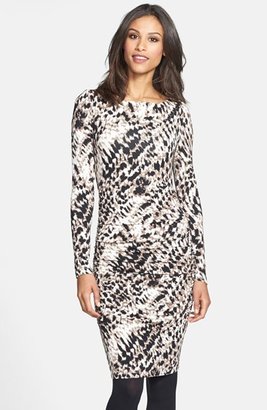 Tart 'Shari' Animal Print Jersey Body-Con Dress