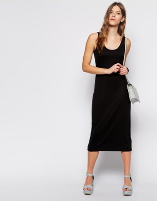 Vero Moda Midi Dress With Strappy Back