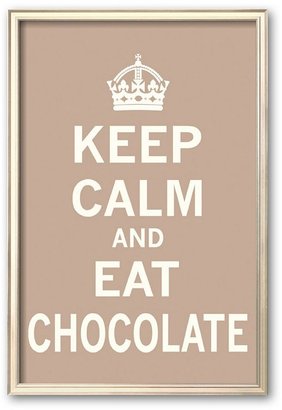 Art.com "Keep Calm and Eat Chocolate" Framed Art Print