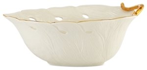 Lenox Porcelain Bowl, Eternal Leaf Large