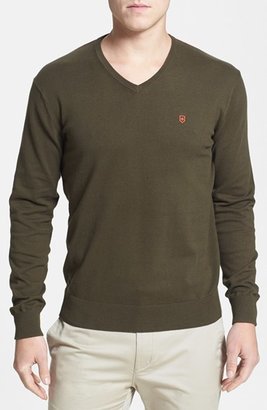 Swiss Army 566 Victorinox Swiss Army® 'Signature' Tailored Fit V-Neck Sweater (Online Only)