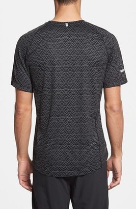 Nike 'Miler' Printed Short Sleeve T-Shirt