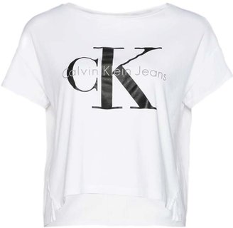 Calvin Klein Jeans Print Tshirt bright white