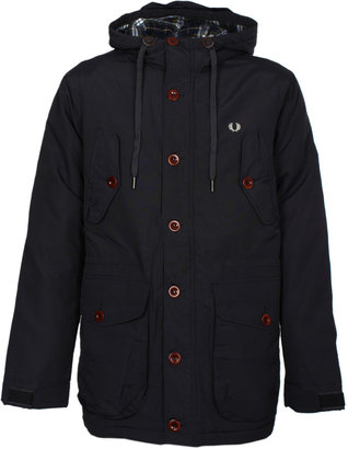 Fred Perry Navy Padded Mountain Parka Jacket