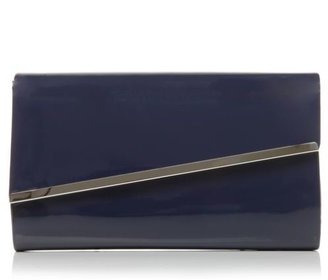 Moda In Pelle Lolabag Womens Navy Clutch Bags In Patent