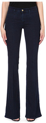 MiH Jeans Marrakesh flared skinny mid-rise jeans