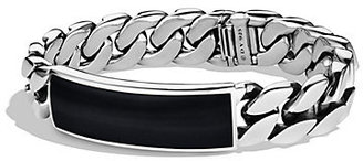 David Yurman Exotic Stone Black Onyx Narrow ID Bracelet