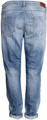 H&M H&M+ Boyfriend Low Jeans - Light denim blue - Ladies