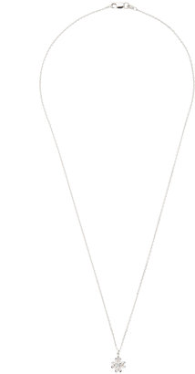 Sydney Evan White Gold & Pave Diamond Clover Pendant Necklace