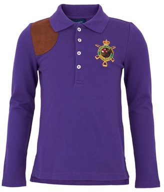 Ralph Lauren Purple Long Sleeve Polo