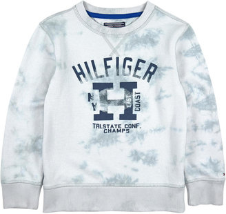 Tommy Hilfiger Long-sleeved Tie Dye light fleece sweatshirt