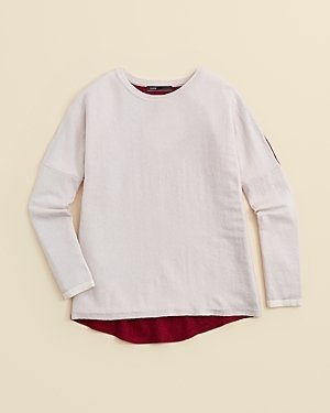 Vince Girls' Color Block Sweater - Sizes 4-6X
