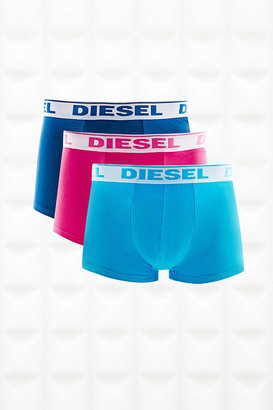Diesel Stretch Briefs 3-Pack in Navy, Blue and Pink