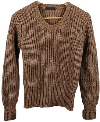 Prada Brown Wool Knitwear