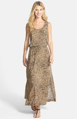 Vince Camuto 'Squiggle Graphic' Print Maxi Dress