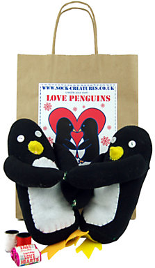Sock Creatures Sock Love Penguins
