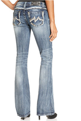 Miss Me Jeans, Bootcut-Leg Studded, Medium Wash