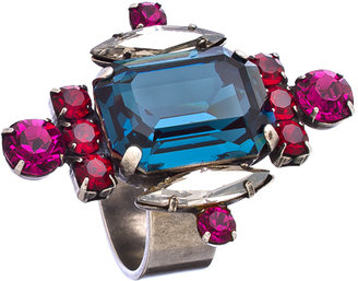 Janis Savitt Janis by Multicolor Crystal Ring
