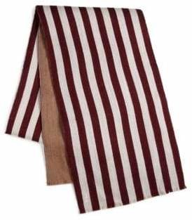 Bally Striped Virgin Wool/Silk Scarf
