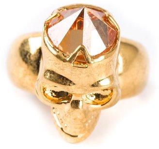 Alexander McQueen skull diamond ring