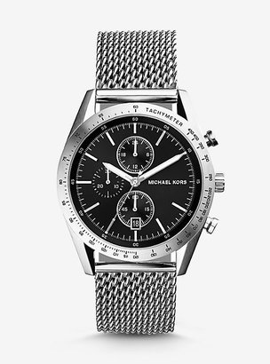 Michael Kors Accelerator Silver-Tone Watch