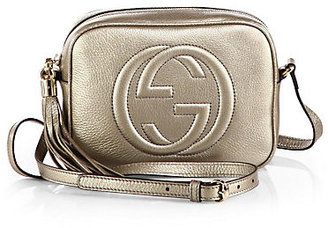 Gucci Soho Metallic Leather Disco Bag