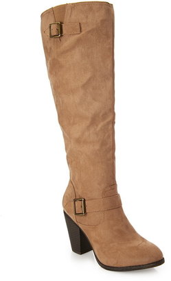 Forever 21 Faux Suede Knee-High Boots