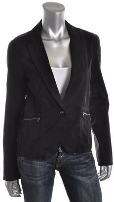 Calvin Klein Jeans NEW Black Long Sleeves Notch Collar Jacket Coat XL BHFO