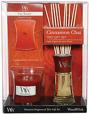 JCPenney WoodWick® Cinnamon Chai Trio Gift Set
