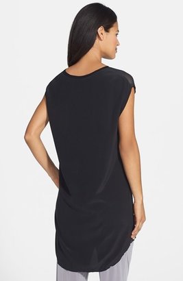 Elie Tahari 'Anette' Knit Front Tunic