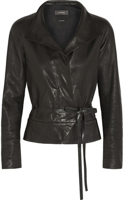 Isabel Marant Barney leather wrap jacket