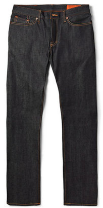 Jean Shop Slim-Fit Raw Selvedge Denim Jeans