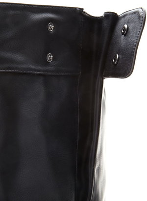Forever 21 faux leather knee-high boots