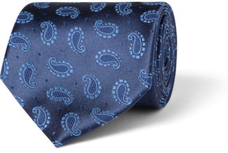Charvet Paisley-Patterned Woven-Silk Tie