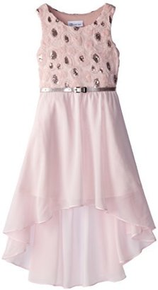 Bonnie Jean Big Girls' Sequin Bodice Dress with Chiffon Skirt