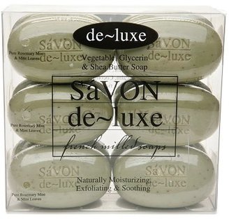 de-luxe SaVON Bar Soap Set Pure Rosemary Mint