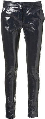 Topshop Patent Leather Skinny Trousers