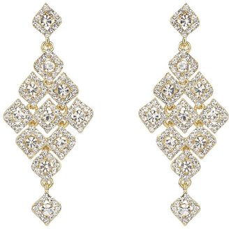 Mikey Small square net earring