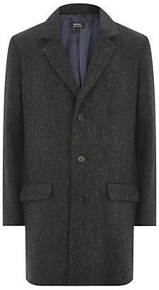 A.P.C. New Manteau Tweed Coat
