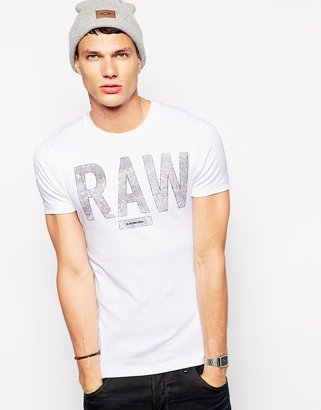 G Star T-Shirt Terrams Rib Raw Logo