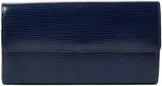 Louis Vuitton Indigo Blue Epi Leather Sarah Wallet