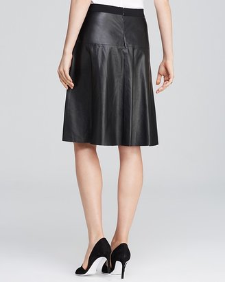 Vince Skirt - Leather A Line