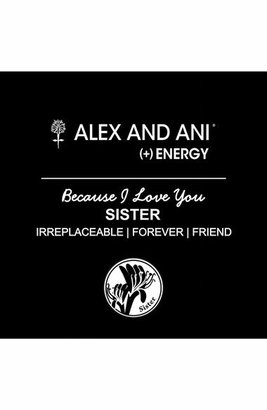 Alex and Ani 'Sister' Expandable Wire Bangle