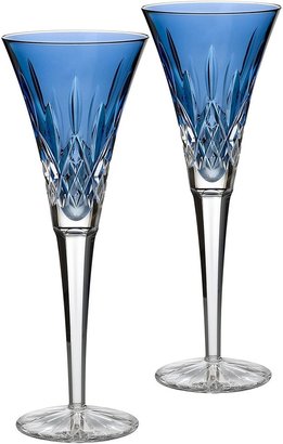 Waterford Lismore Sapphire Classic Flute (Set of 2)