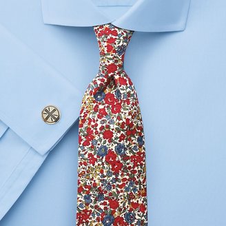 Charles Tyrwhitt Handmade slim red liberty floral tie